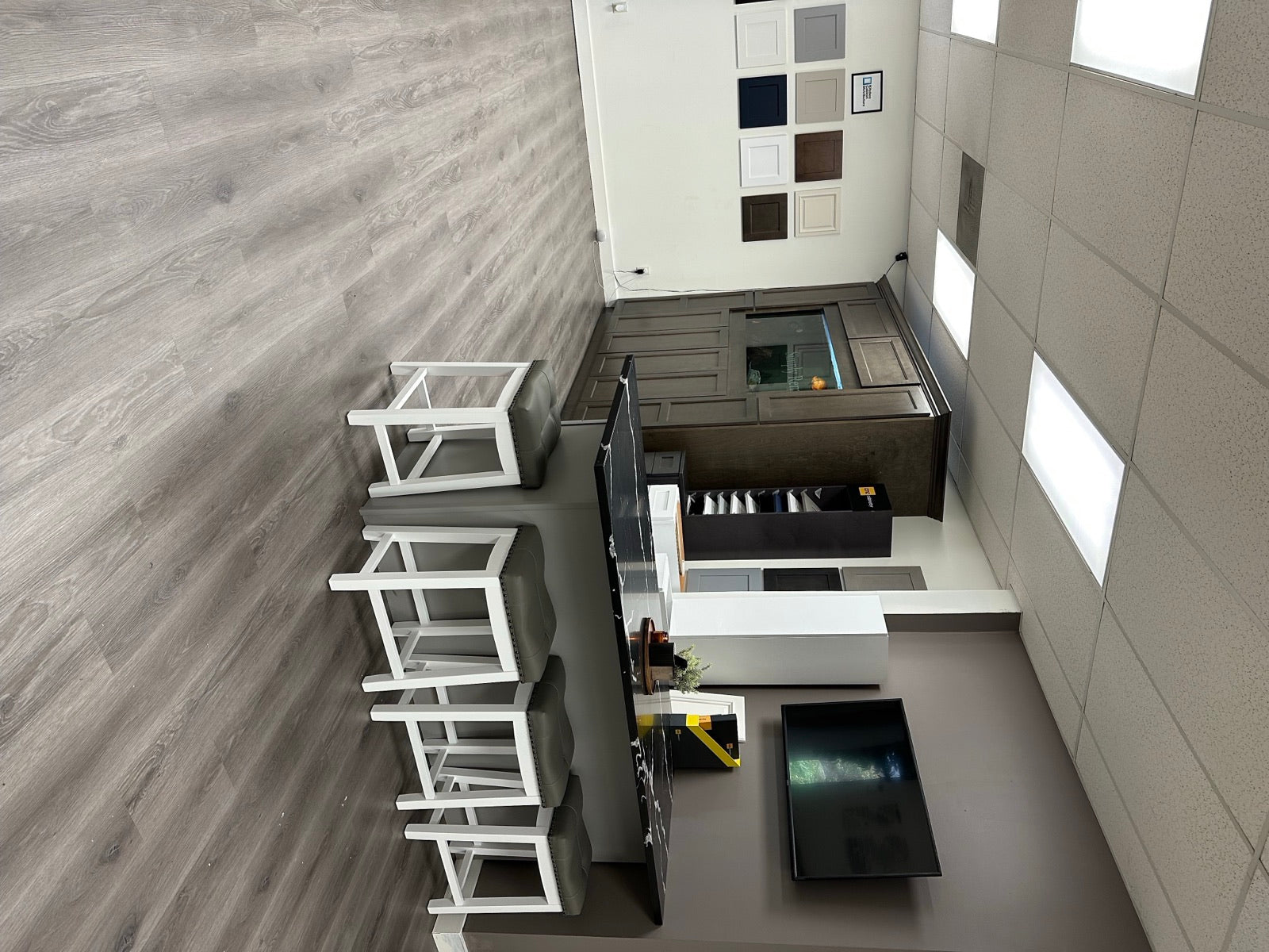 Our first showroom in Saint Charles. Small. Tight. Absolutely ours.