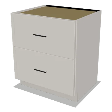 2DB30 cabinet in Micro Shaker Off White