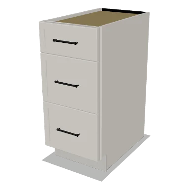 3DB15 cabinet in Micro Shaker Off White