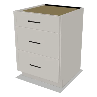 3DB24 cabinet in Micro Shaker Off White