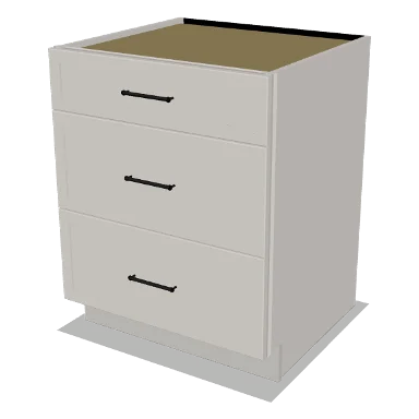 3DB27 cabinet in Micro Shaker Off White