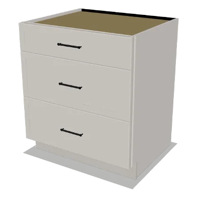 3DB30 cabinet in Micro Shaker Off White
