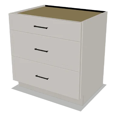 3DB33 cabinet in Micro Shaker Off White