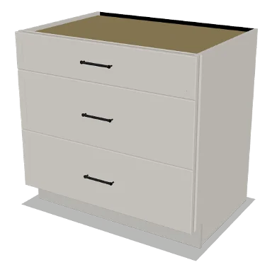 3DB36 cabinet in Micro Shaker Off White