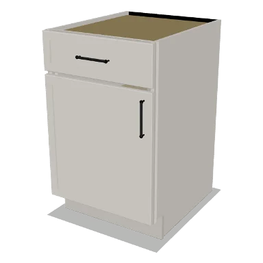 B21 cabinet in Micro Shaker Off White