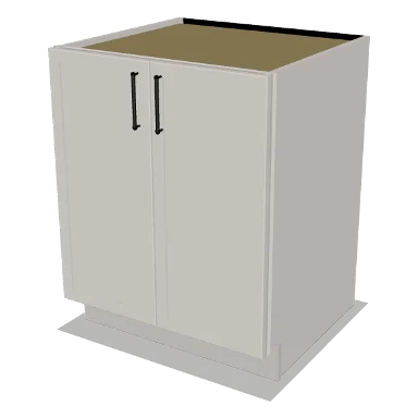 B27FH cabinet in Micro Shaker Off White