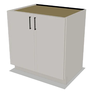 B33FH cabinet in Micro Shaker Off White