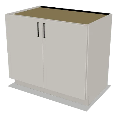B39FH cabinet in Micro Shaker Off White
