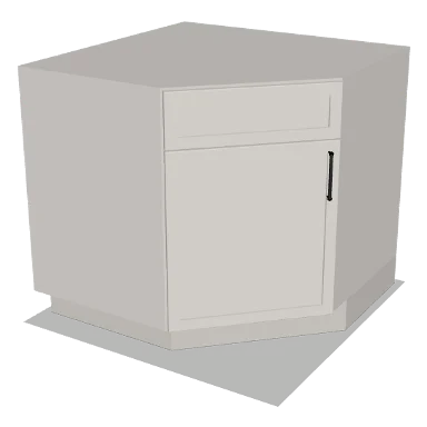 DSB36 cabinet in Micro Shaker Off White