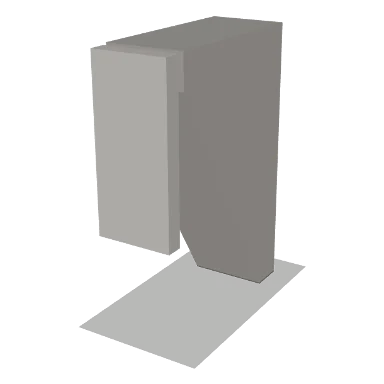 MCB cabinet in Micro Shaker Off White
