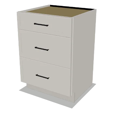 VDB24 cabinet in Micro Shaker Off White