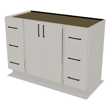 VSDB48 cabinet in Micro Shaker Off White