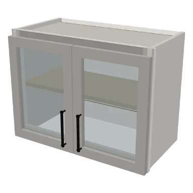 W2418GD cabinet in Micro Shaker Off White