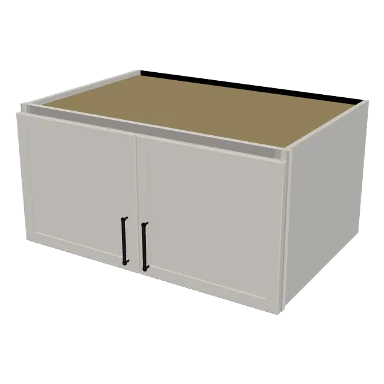 W361824 cabinet in Micro Shaker Off White