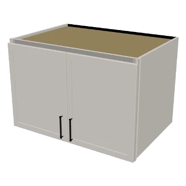 W362424 cabinet in Micro Shaker Off White