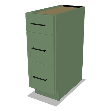 3DB12 cabinet in Micro Shaker Sage Green
