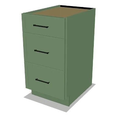 3DB18 cabinet in Micro Shaker Sage Green