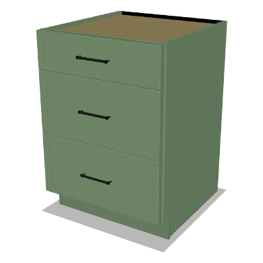 3DB24 cabinet in Micro Shaker Sage Green