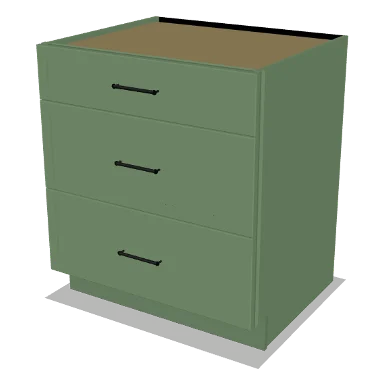 3DB30 cabinet in Micro Shaker Sage Green