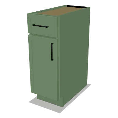 B12 cabinet in Micro Shaker Sage Green
