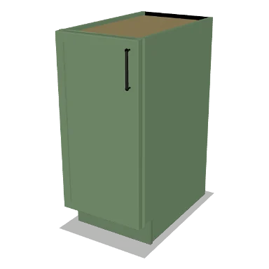 B15FH cabinet in Micro Shaker Sage Green