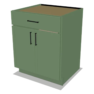 B27 cabinet in Micro Shaker Sage Green