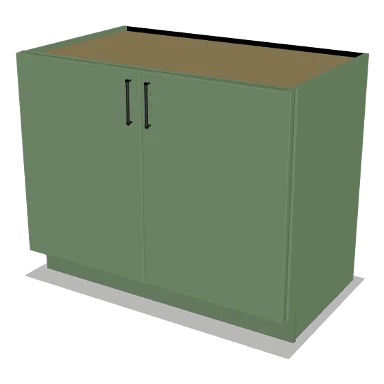B42FH cabinet in Micro Shaker Sage Green