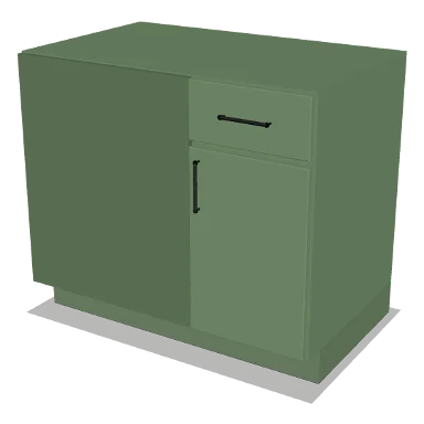 BBC42/45-39 cabinet in Micro Shaker Sage Green