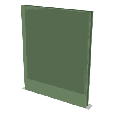 BEDP cabinet in Micro Shaker Sage Green