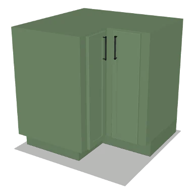 BER33 cabinet in Micro Shaker Sage Green
