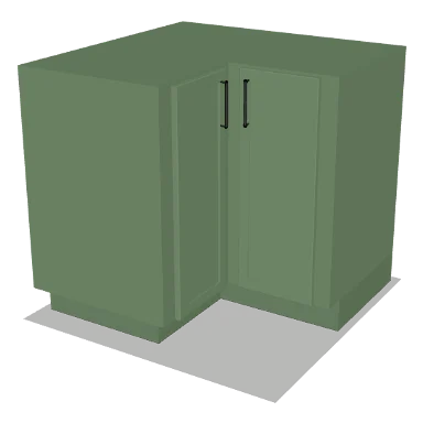 BER36 cabinet in Micro Shaker Sage Green
