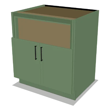 FSB30 cabinet in Micro Shaker Sage Green