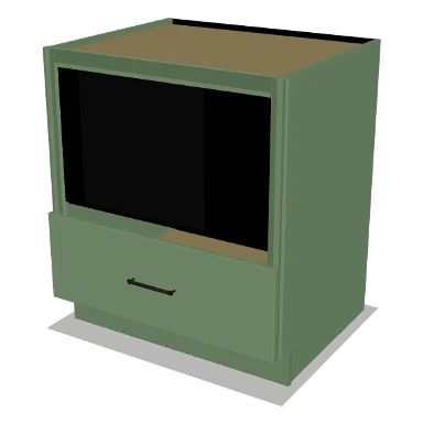 MB30 cabinet in Micro Shaker Sage Green