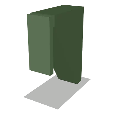 MCB cabinet in Micro Shaker Sage Green