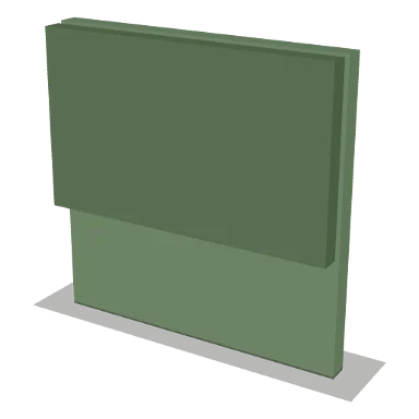 SD cabinet in Micro Shaker Sage Green