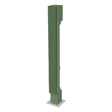 SQDL cabinet in Micro Shaker Sage Green