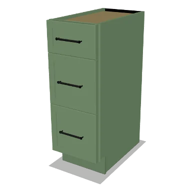 VDB12 cabinet in Micro Shaker Sage Green