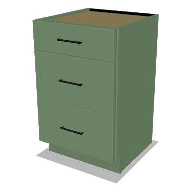 VDB21 cabinet in Micro Shaker Sage Green