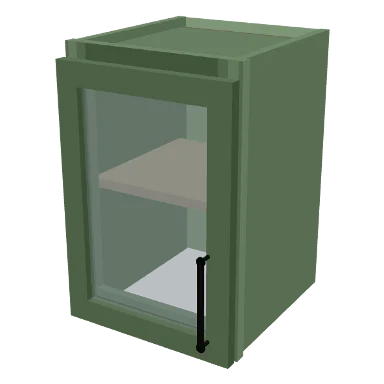 W1218GD cabinet in Micro Shaker Sage Green