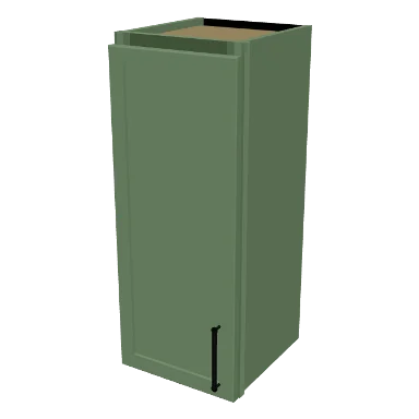 W1230 cabinet in Micro Shaker Sage Green
