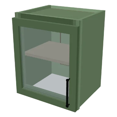 W1518GD cabinet in Micro Shaker Sage Green