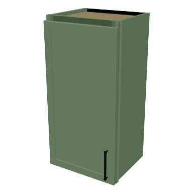 W1530 cabinet in Micro Shaker Sage Green