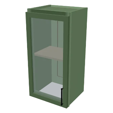 W1530GD cabinet in Micro Shaker Sage Green