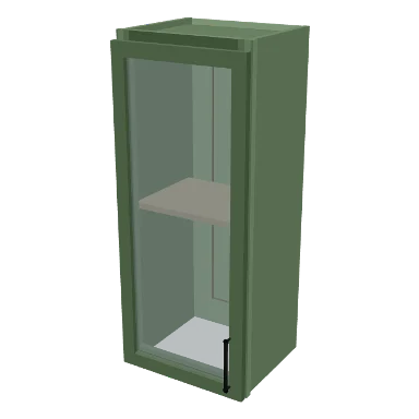 W1536GD cabinet in Micro Shaker Sage Green