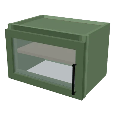 W1812GD cabinet in Micro Shaker Sage Green