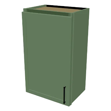 W1830 cabinet in Micro Shaker Sage Green