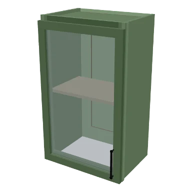 W1830GD cabinet in Micro Shaker Sage Green