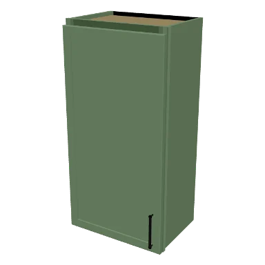 W1836 cabinet in Micro Shaker Sage Green