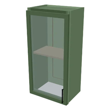 W1836GD cabinet in Micro Shaker Sage Green