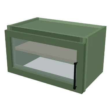 W2112GD cabinet in Micro Shaker Sage Green